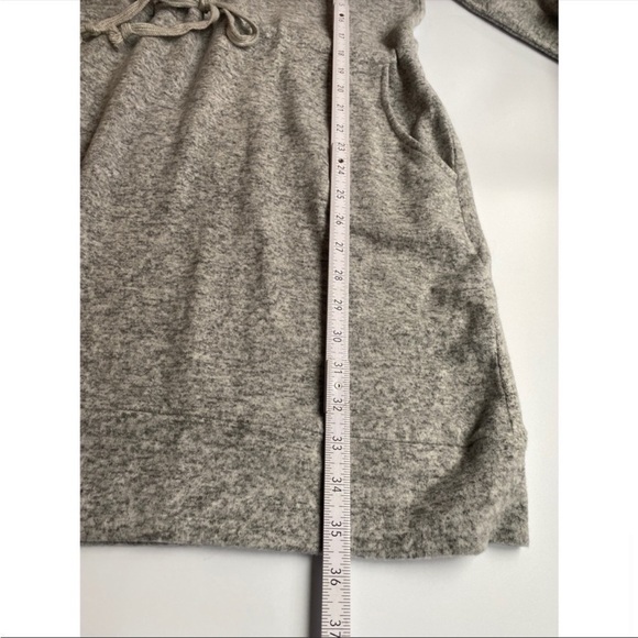 Soft Surroundings V-Neck Long Sleeve Drawstring Knit Dress - Picture 7 of 11